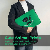Cute Cartoon Laptop Sleeve Case – Soft Protective Cover